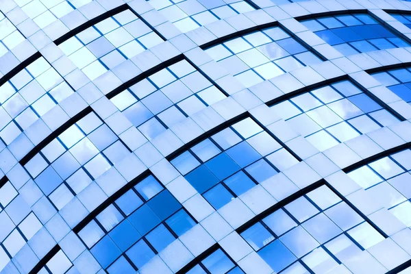 Abstrakte diagonale Ernte eines Wolkenkratzers — Stockfoto