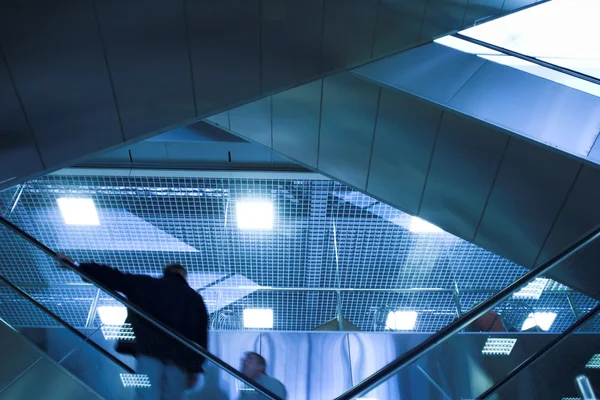 stock image Mooving escalators