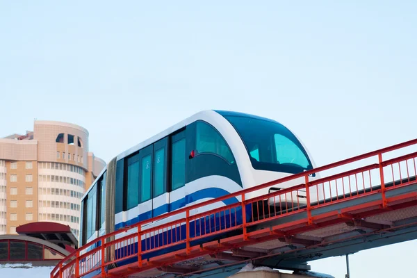 Monorail train rapide sur chemin de fer — Photo