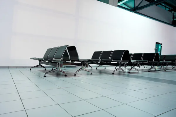 Waiting room, empty place in airport — Stock Photo, Image