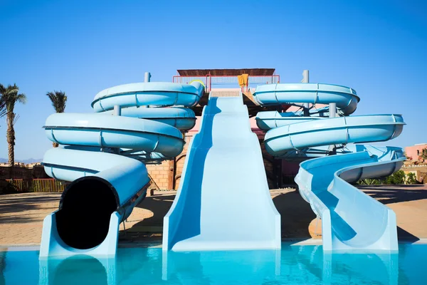 Aquapark in hotel — Stockfoto