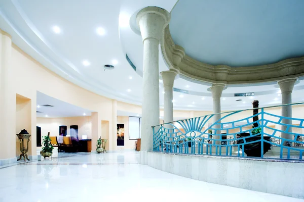 Hall in modern hotel — Stock Photo, Image