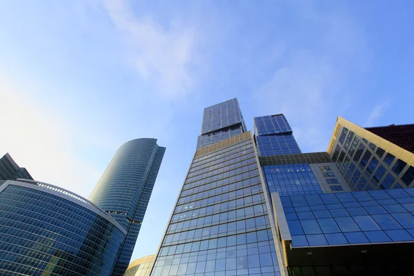 Nieuwe wolkenkrabbers zakencentrum in Moskou — Stockfoto
