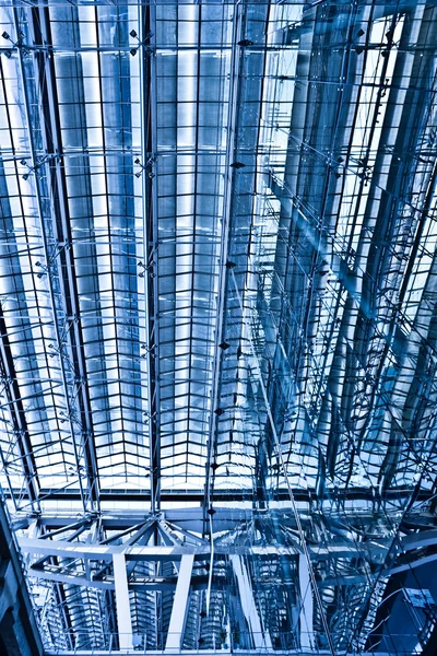 Abstrakt blå taket — Stockfoto