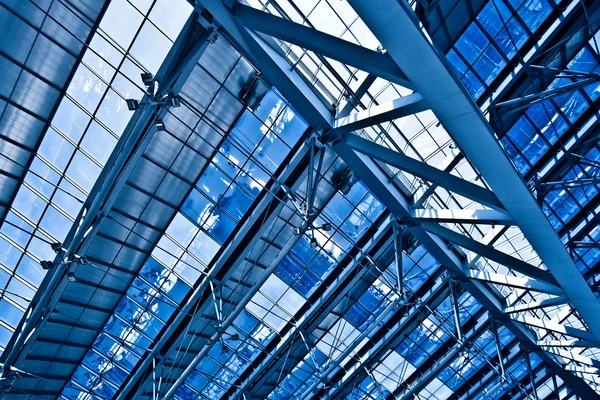 Abstraktní modrý strop — Stock fotografie