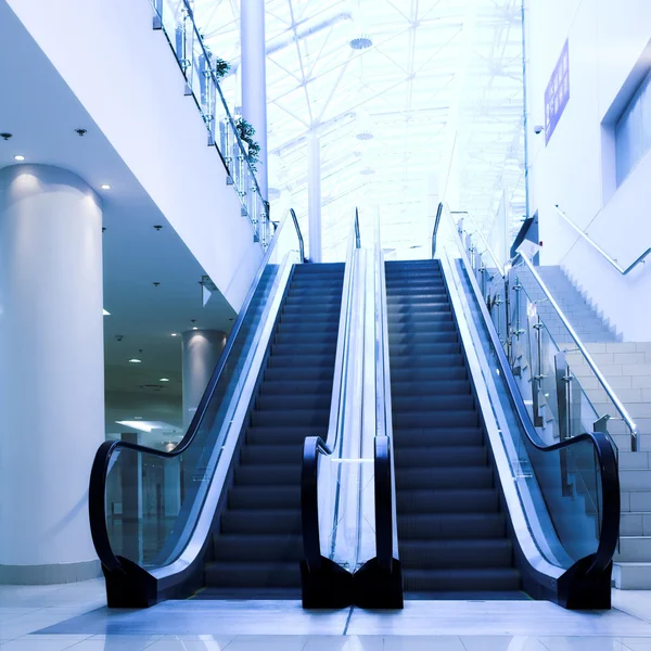 Empty escalator Royalty Free Stock Images