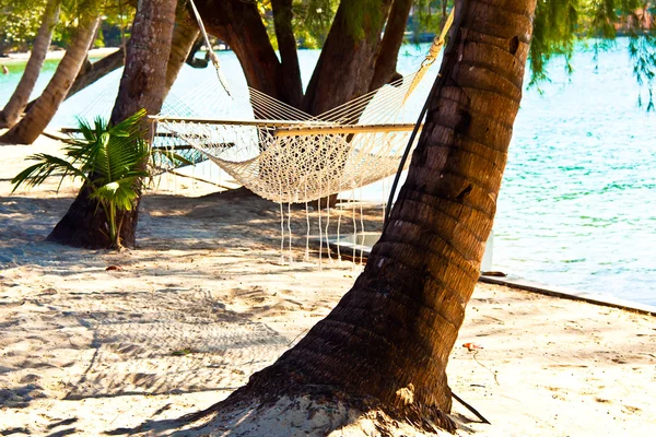 Nice straw hammock — Stock Photo, Image