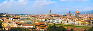 Panorama in Florence clipart