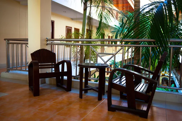 Кресла в отеле — стоковое фото