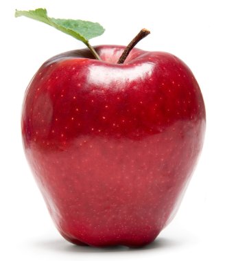 Fresh red apple clipart