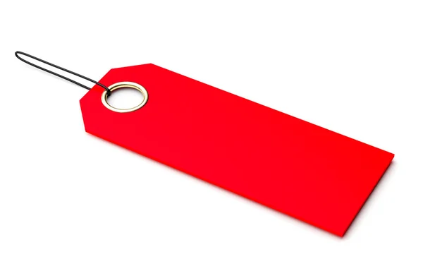 Red tag — Stock Photo, Image