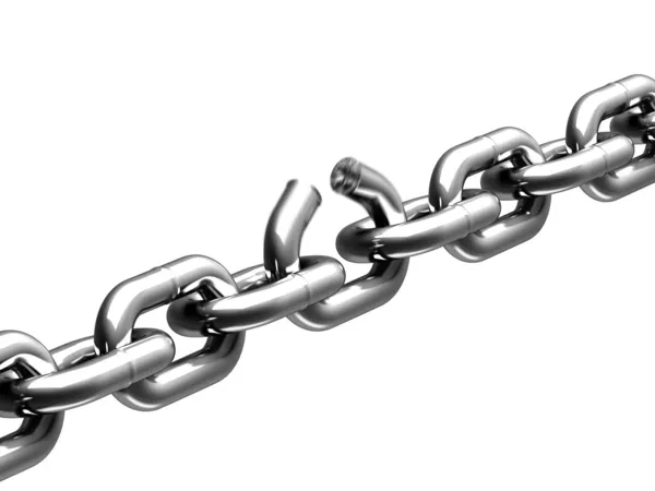Broken chain — Stock Photo, Image
