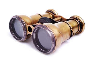 Old binoculars clipart