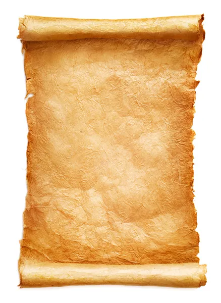 Antika papper rulla — Stockfoto