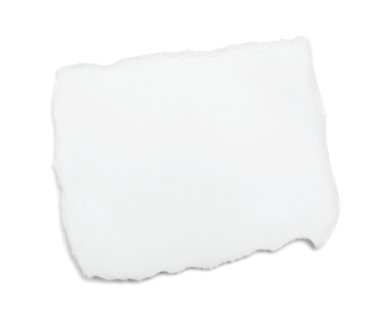 Piece of white paper clipart