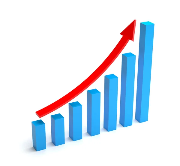 Bar graph — Stock Photo, Image