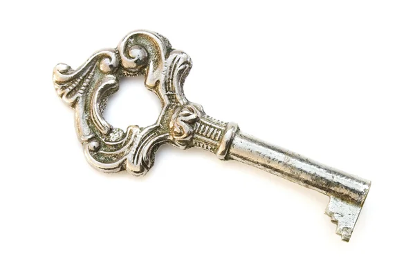 Silver key — Stock Photo, Image