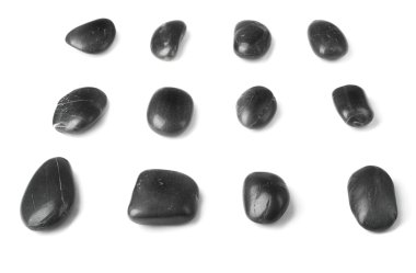 Black pebble clipart