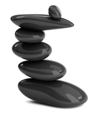 Balancing stones clipart