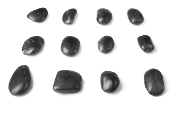 Black pebble — Stock Photo, Image