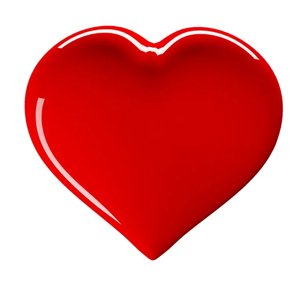 Plast hjärta — Stockfoto