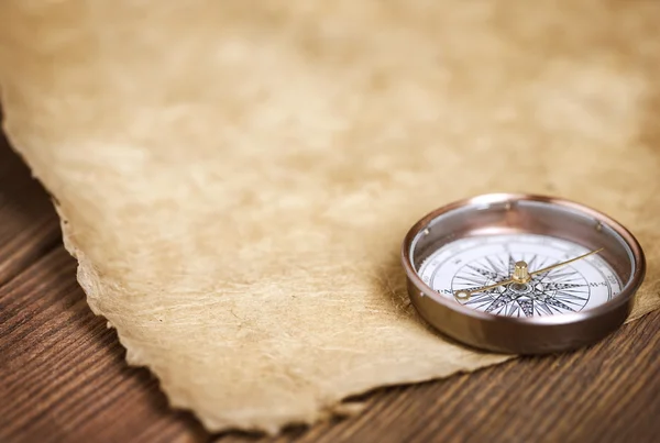 Starožitný kompas — Stock fotografie