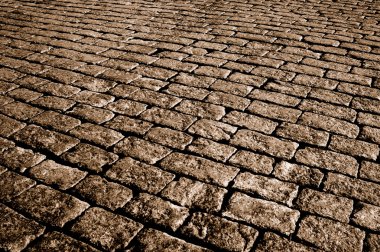 Sepia cobblestone clipart