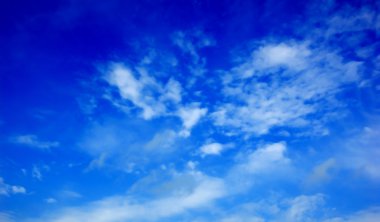 Arka plan soyut: mavi gökyüzü ve bulutlar