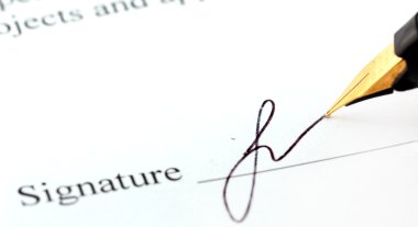 Signature clipart