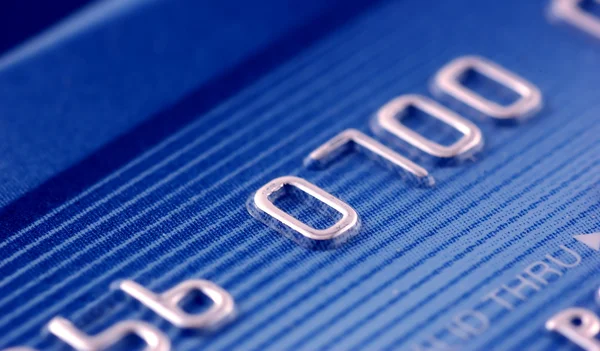 Kreditní karty finanční zázemí — Stock fotografie