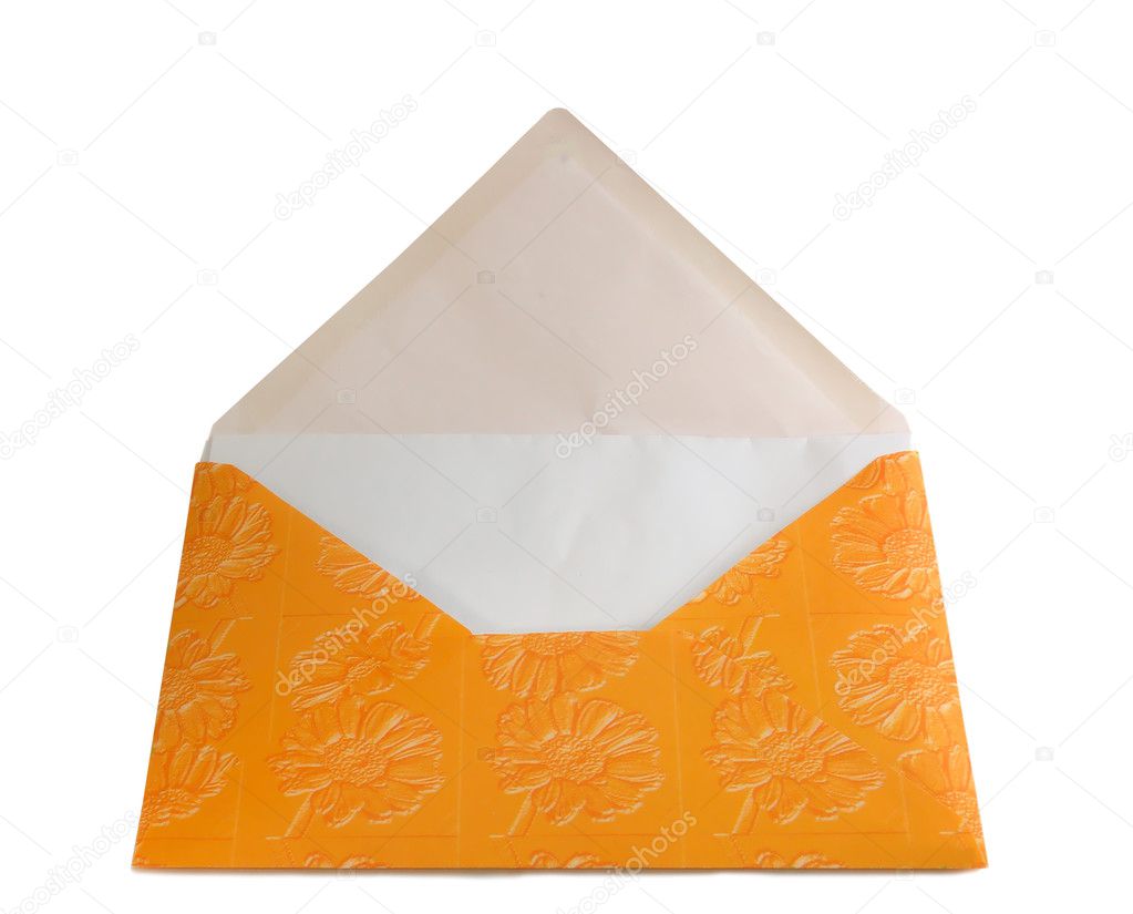 Orange envelope