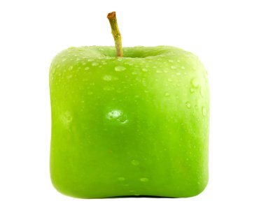 Green apple clipart