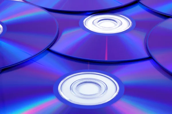 Background of some colorful compact disc — Stock Photo, Image