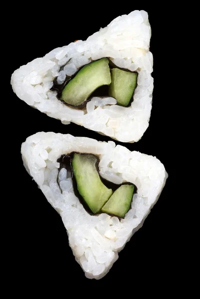 Two three-cornered sushi — Stock Photo, Image