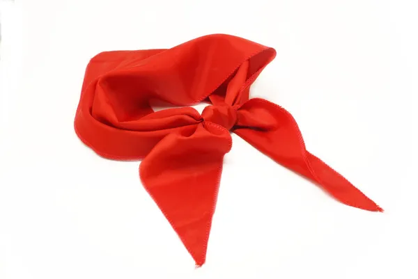 Червоним піонерському краватку — стокове фото