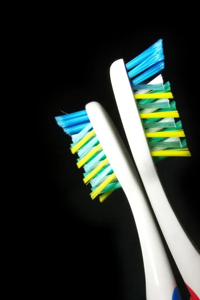 Tandvård tand-brushs. — Stockfoto