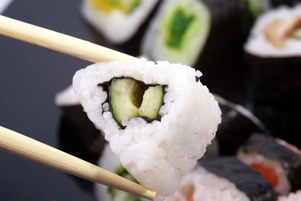 Three-cornered sushi — Stock Photo, Image