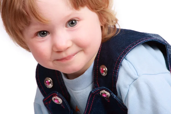 Beautiful red-haired toddler — Stock Photo, Image