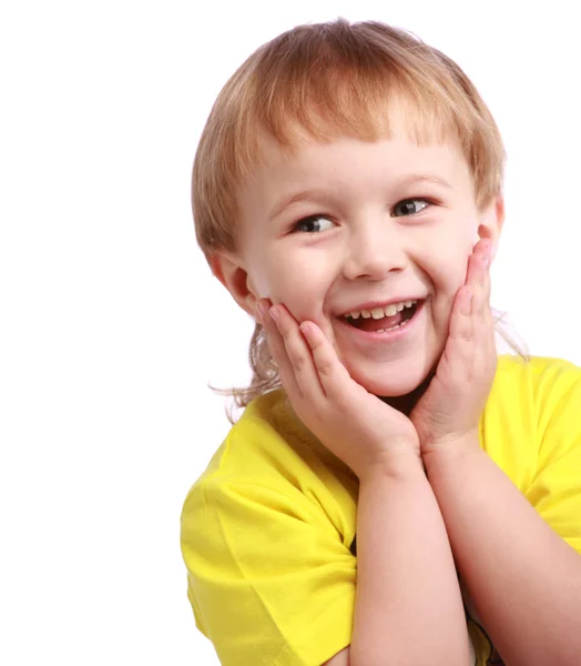 Surprised young boy — Stock Photo, Image