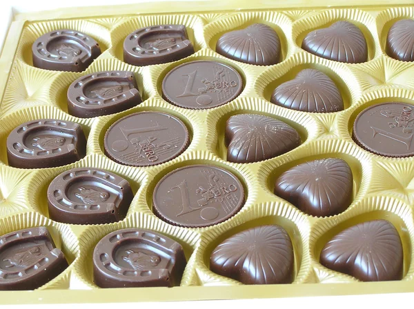 Schokoladenbonbons Stockfoto
