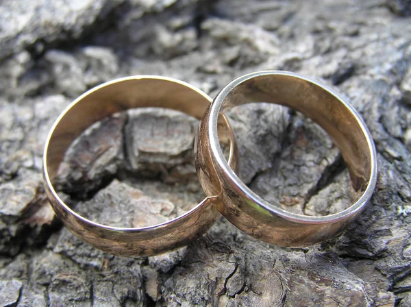 Zlaté prsteny Royalty Free Stock Obrázky
