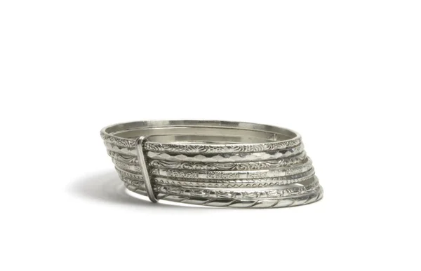 stock image Silver bracelet