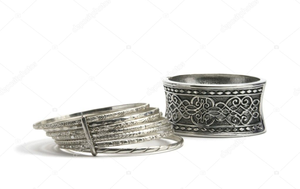 Silver bracelets