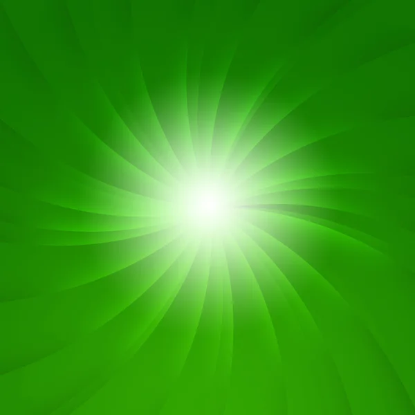 Estrella verde — Foto de Stock