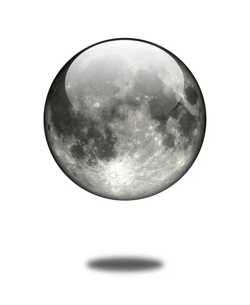 Szkło księżyc — Zdjęcie stockowe