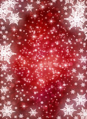 Winter holiday background with snowflake clipart