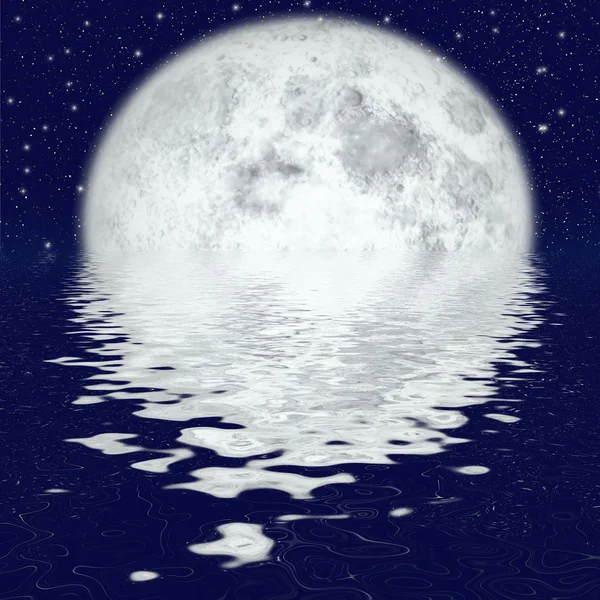 Mooie maanlicht — Stockfoto
