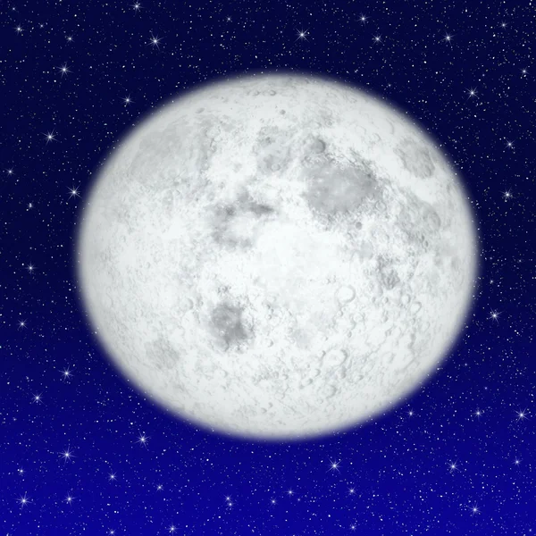 stock image Beautiful full moon