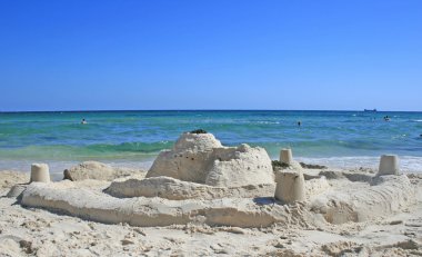 Sand castle clipart