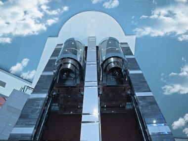 Elevators to sky clipart